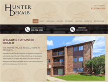 Tablet Screenshot of hunterdekalb.com